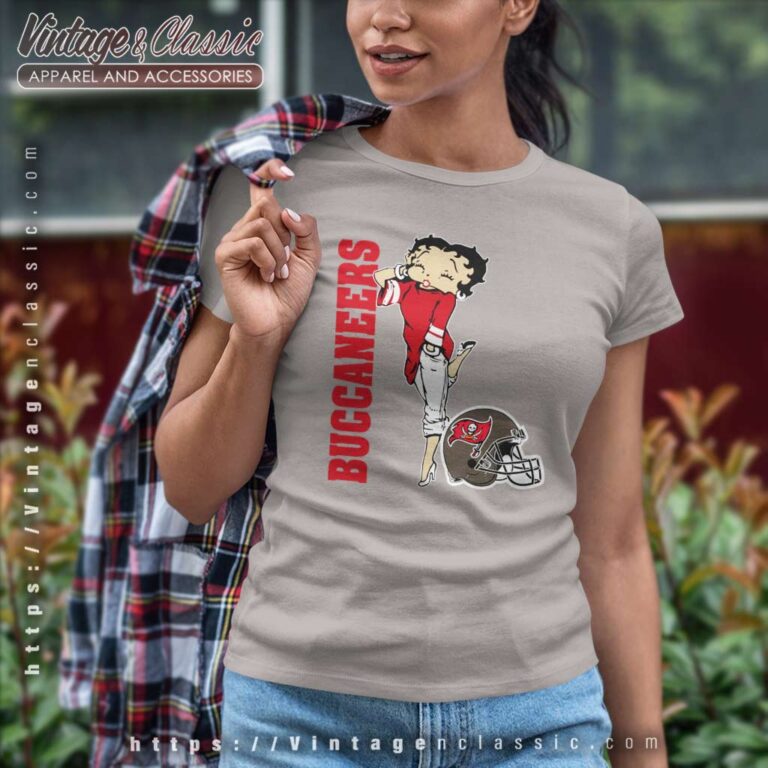 Betty Boops Tampa Bay Buccaneers Women TShirt Betty Boops Tampa Bay Buccaneers Women TShirt
