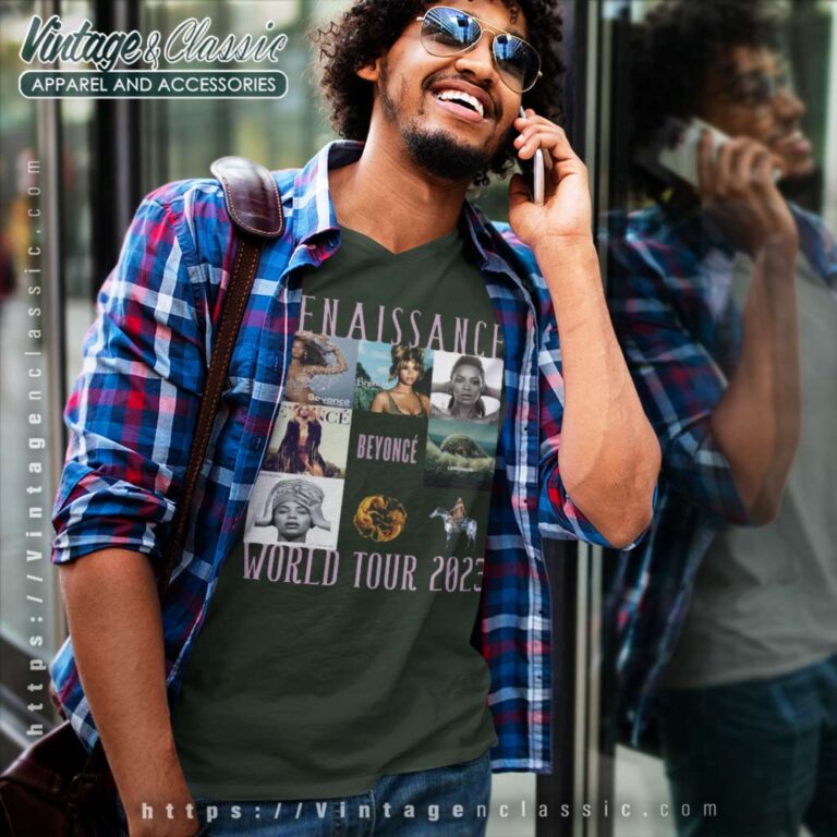 Beyhive Renaissance Tour Beyonce Album V Neck TShirt Beyhive Renaissance Tour Beyonce Album V Neck TShirt