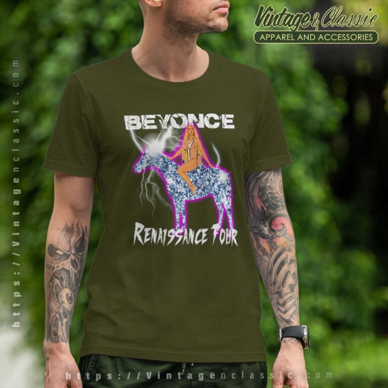 Beyonce Lightning Riding Crystal Horse T Shirt Beyonce Lightning Riding Crystal Horse T Shirt