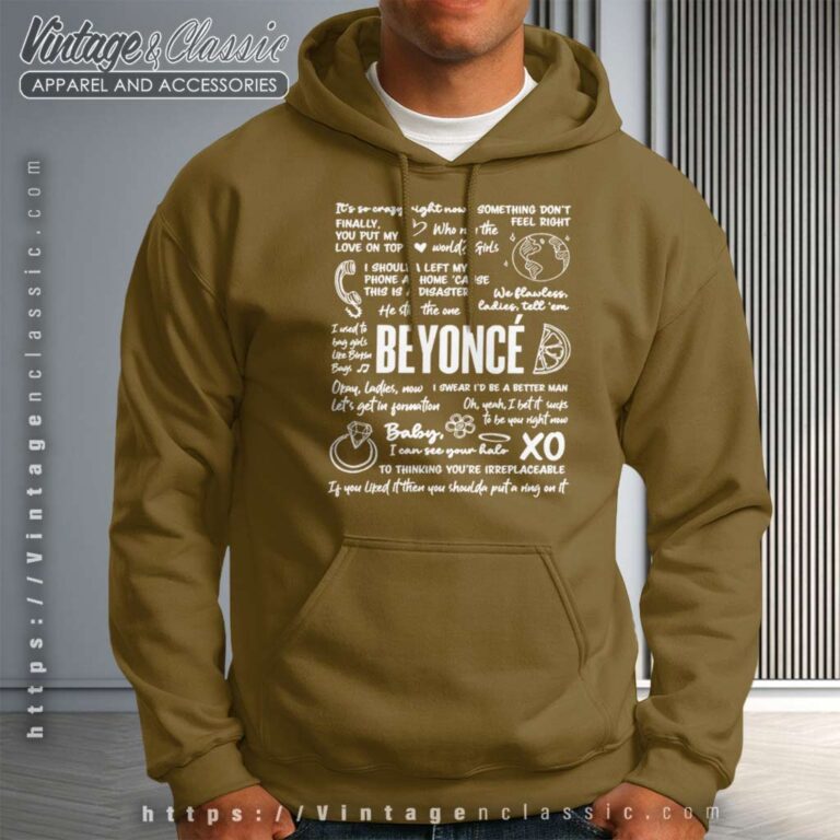Beyonce Lyric Album Song Beyonce Sketch Hoodie Beyonce Lyric Album Song Beyonce Sketch Hoodie