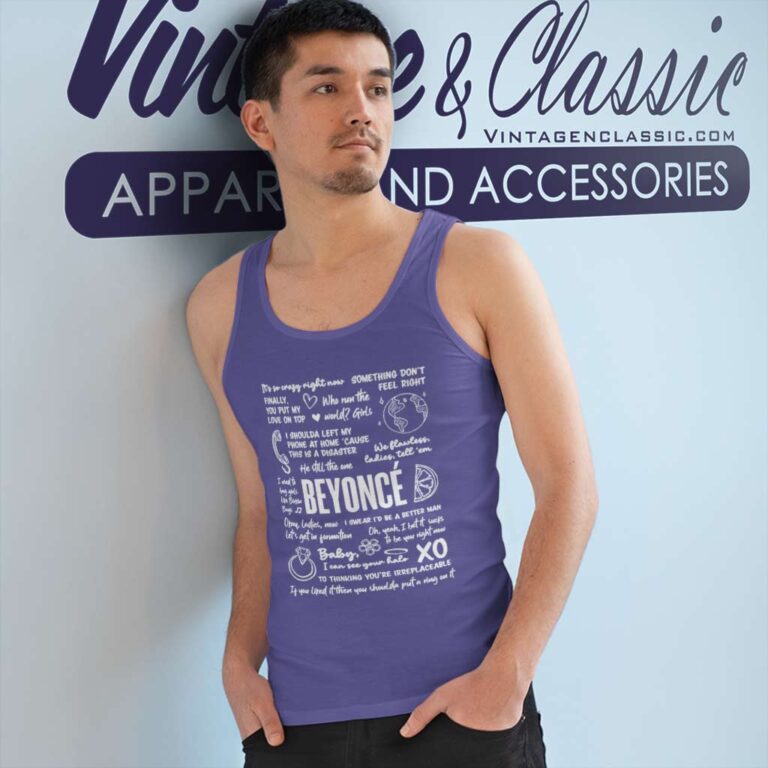 Beyonce Lyric Album Song Beyonce Sketch Tank Top Racerback Beyonce Lyric Album Song Beyonce Sketch Tank Top Racerback