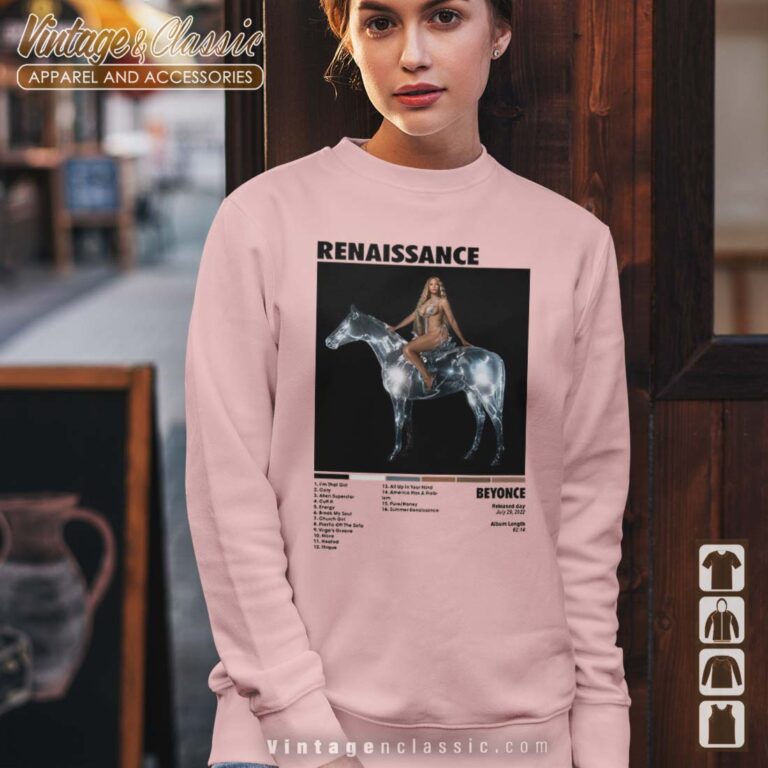 Beyonce Renaissance Tracklist Sweatshirt Beyonce Renaissance Tracklist Sweatshirt