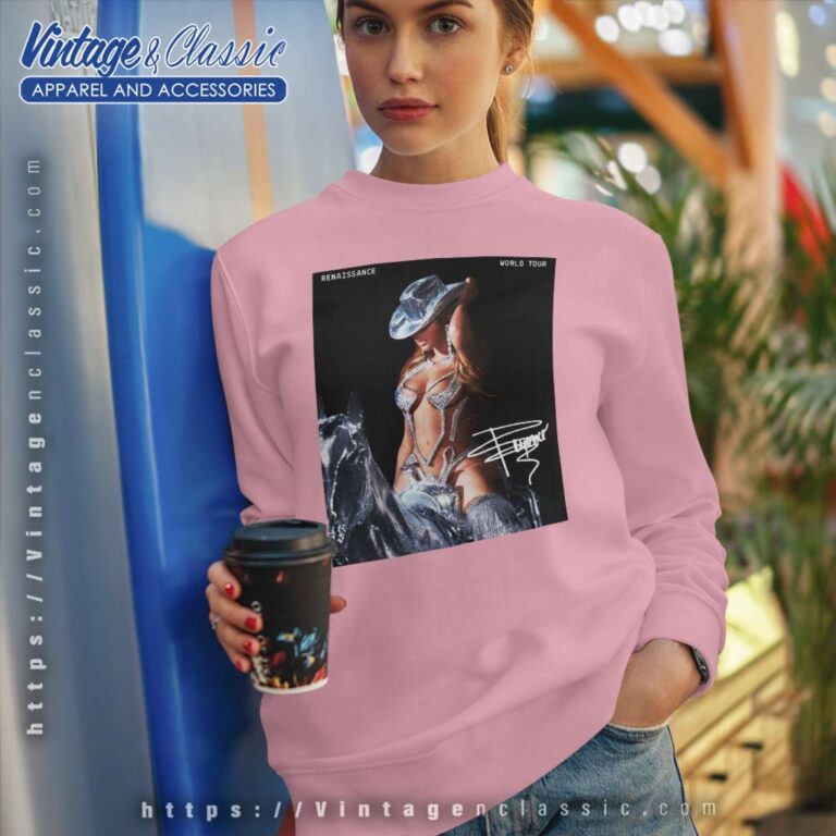 Beyonce Sits On Silver Horse Renaissance Tour Poster Sweatshirt Beyonce Sits On Silver Horse Renaissance Tour Poster Sweatshirt