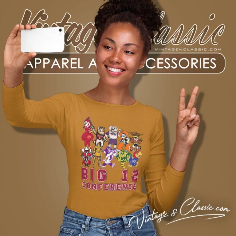 Big 12 Conference Mascot Long Sleeve Tee Big 12 Conference Mascot Long Sleeve Tee