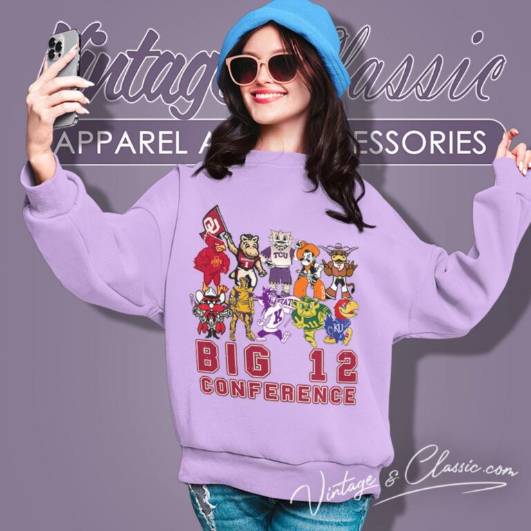 Big 12 Conference Mascot Sweatshirt Big 12 Conference Mascot Sweatshirt
