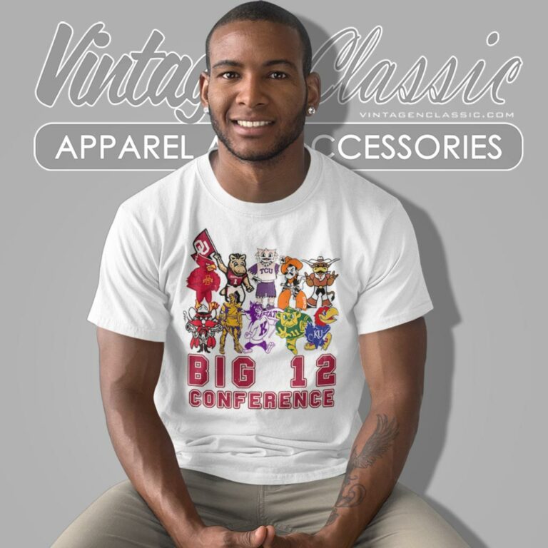 Big 12 Conference Mascot T Shirt Big 12 Conference Mascot T Shirt