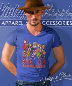 Big 12 Conference Mascot Shirt 5 Big 12 Conference Mascot V Neck TShirt