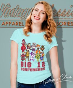Big 12 Conference Mascot Shirt 6 Big 12 Conference Mascot Women T Shirt