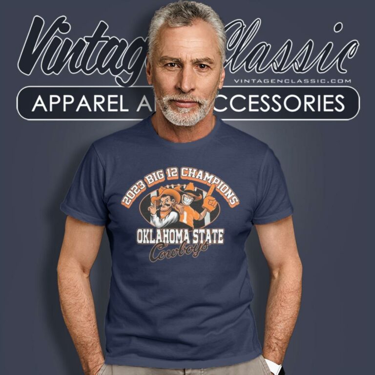 Big 12 Football Championship 2023 Oklahoma State Cowboys T Shirt Big 12 Football Championship 2023 Oklahoma State Cowboys T Shirt