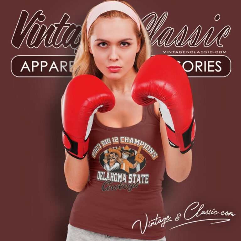 Big 12 Football Championship 2023 Oklahoma State Cowboys Tank Top Racerback Big 12 Football Championship 2023 Oklahoma State Cowboys Tank Top Racerback