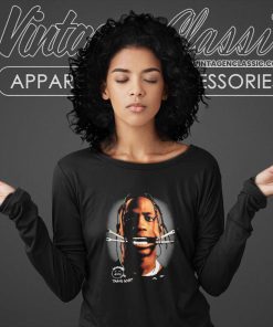 Big Face Travis Scott Long Sleeve Tee