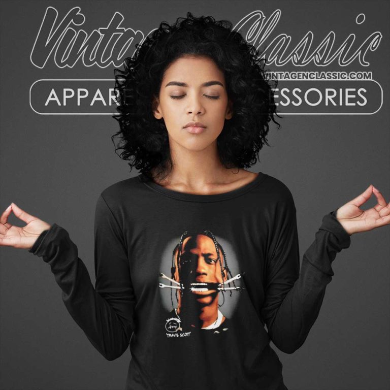 Big Face Travis Scott Long Sleeve Tee Big Face Travis Scott Long Sleeve Tee