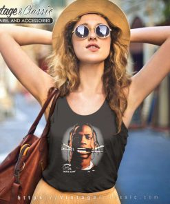 Big Face Travis Scott Tank Top Racerback