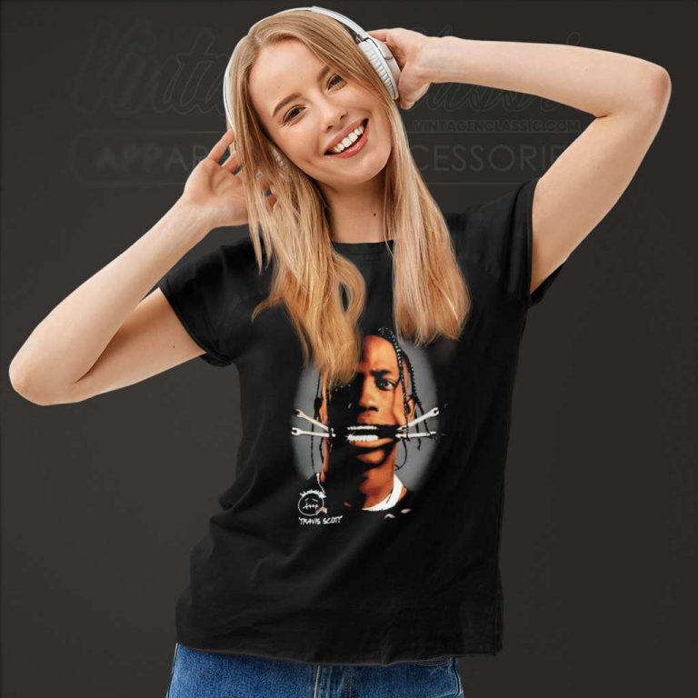 Big Face Travis Scott Women TShirt Big Face Travis Scott Women TShirt