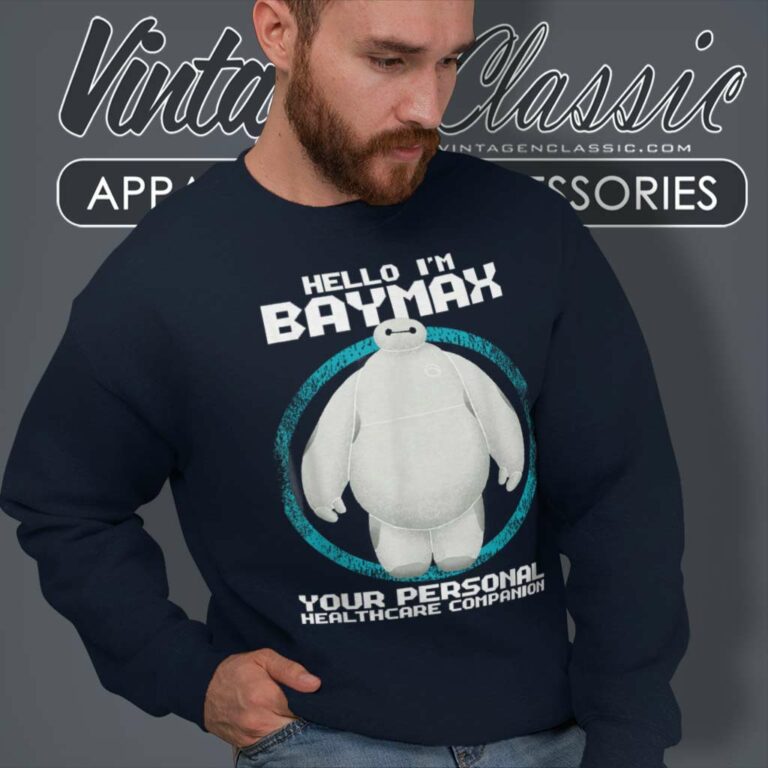 Big Hero 6 Hello Im Baymax Sweatshirt Big Hero 6 Hello Im Baymax Sweatshirt