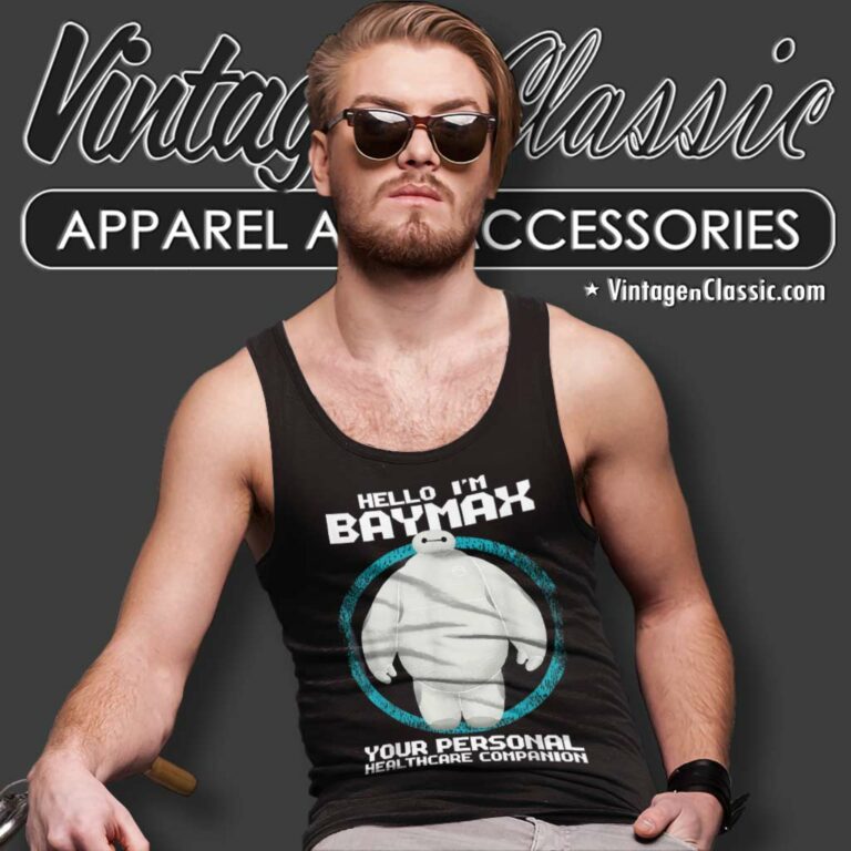 Big Hero 6 Hello Im Baymax Tank Top Racerback Big Hero 6 Hello Im Baymax Tank Top Racerback