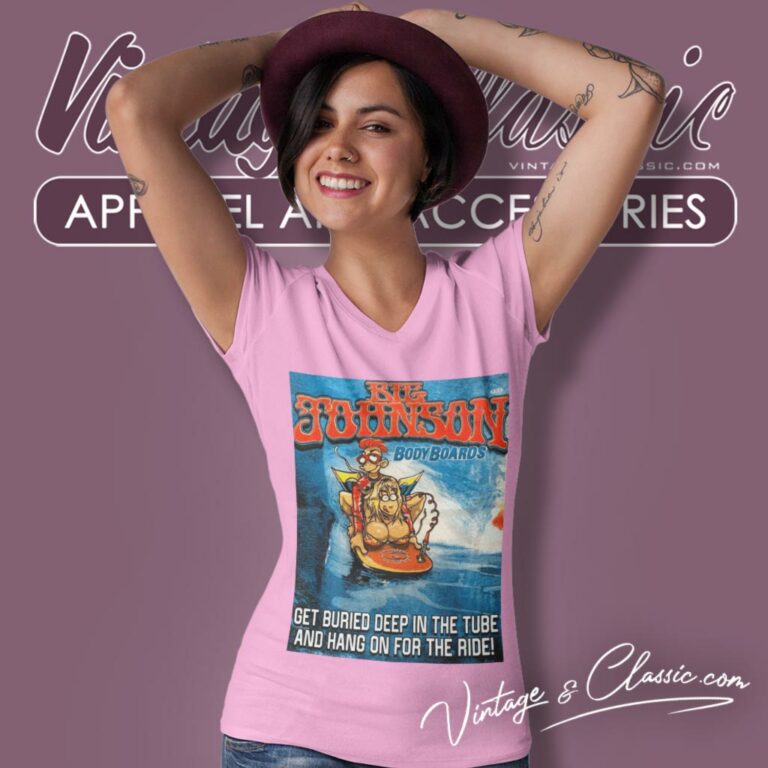 Big Johnson Body Boards V Neck TShirt 1 Big Johnson Body Boards V Neck TShirt 1