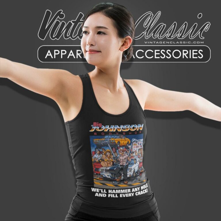 Big Johnson Body Shop Tank Top Racerback Big Johnson Body Shop Tank Top Racerback