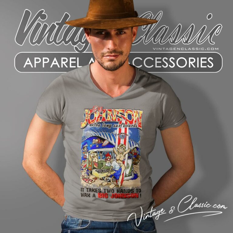 Big Johnson Extra Long Surfboards V Neck TShirt Big Johnson Extra Long Surfboards V Neck TShirt