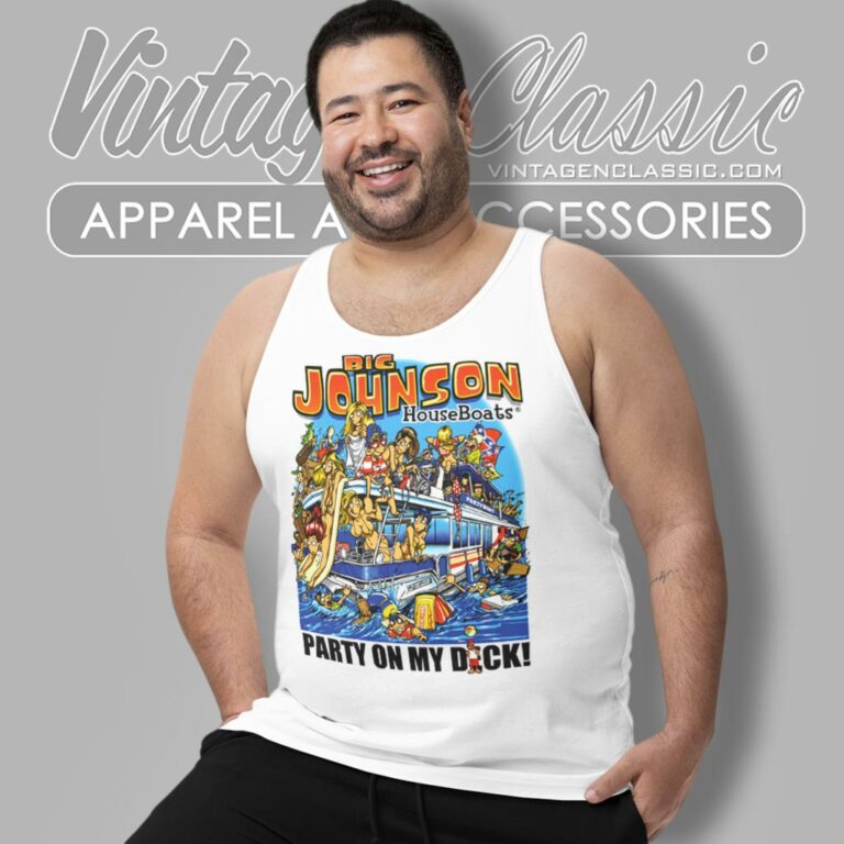 Big Johnson House Boats Tank Top Racerback Big Johnson House Boats Tank Top Racerback