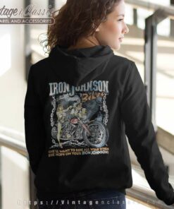 Big Johnson Motorcycles Shirt Iron Johnson Bikes Women Hoodie Backside 1