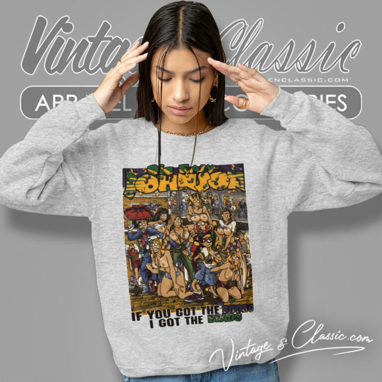 Big Johnson New Orleans Mardi Gras Sweatshirt Big Johnson New Orleans Mardi Gras Sweatshirt