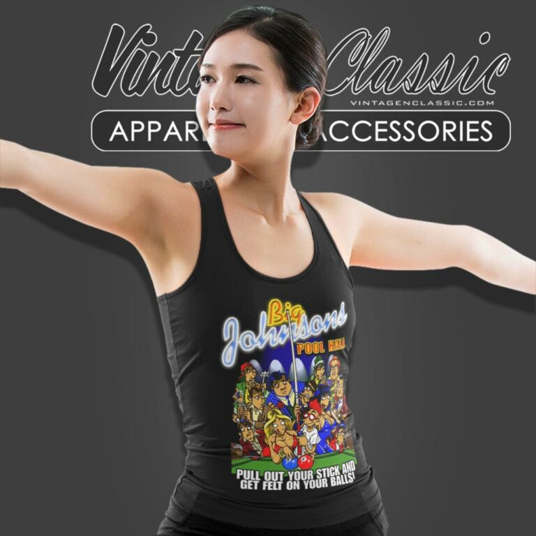 Big Johnson Pool Hall Tank Top Racerback Big Johnson Pool Hall Tank Top Racerback
