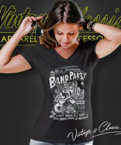 Big Johnson Shirt Band Party 5 Big Johnson Shirt Band Party V Neck TShirt