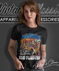 Big Johnson Shirt Fire Dept Break Out Your Hose And Pumper Women T Shirt