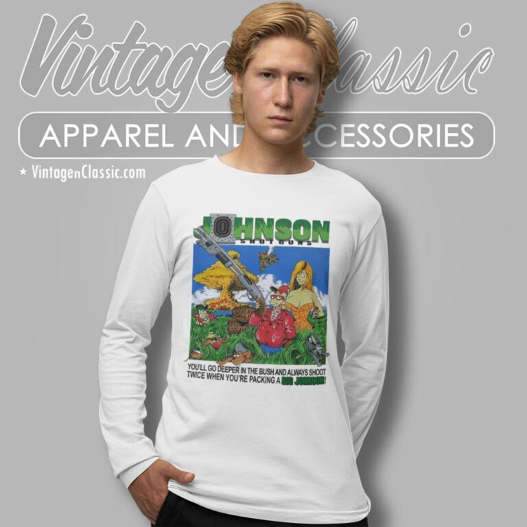 Big Johnson Shirt Hunting Shotgun Long Sleeve Tee Big Johnson Shirt Hunting Shotgun Long Sleeve Tee
