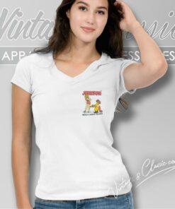 Big Johnson Shirt Words Largest Fire Hoses V Neck TShirt 1