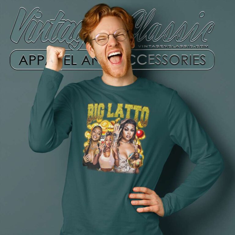 Big Latto Energy Rap Shirt Long Sleeve Tee Big Latto Energy Rap Shirt Long Sleeve Tee
