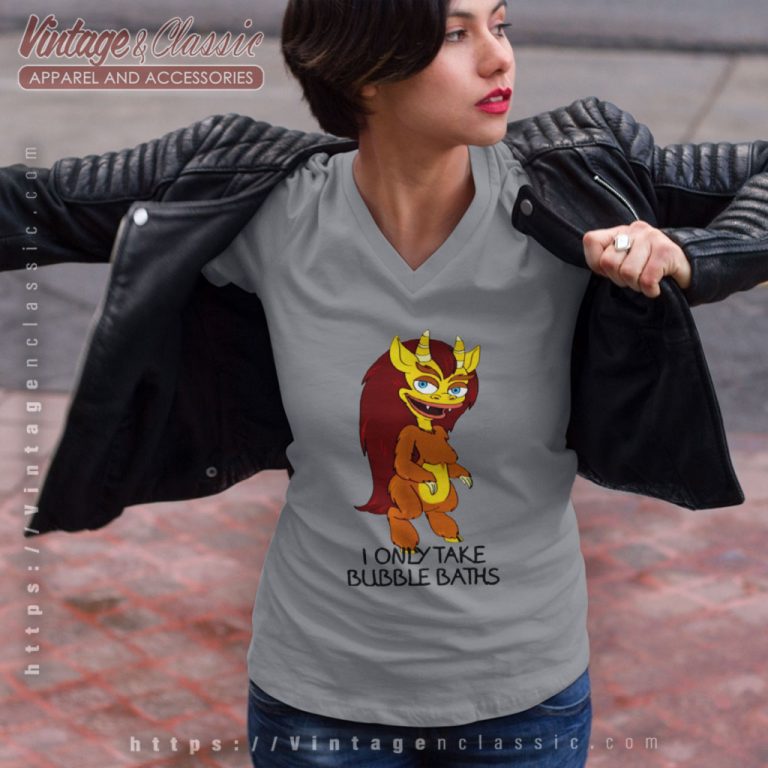 Big Mouth Connie V Neck TShirt Big Mouth Connie V Neck TShirt