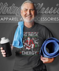 Big Nick Energy Santa Ugly Christmas Funny Shirt 4 Big Nick Energy Santa Ugly Christmas Funny V Neck TShirt