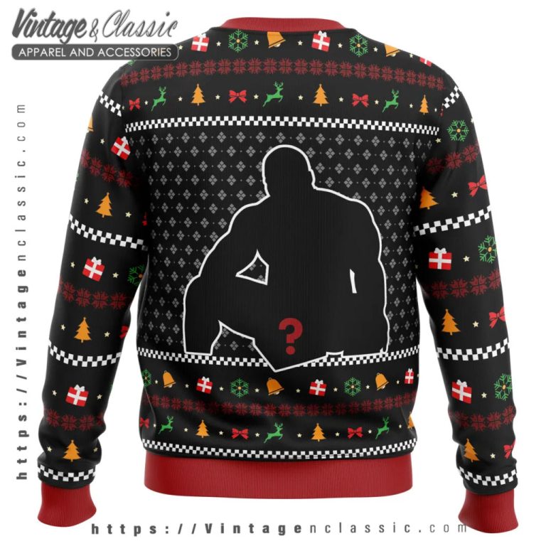 Big Package Barry Wood Ugly Christmas Sweater back Ugly Sweater Big Package Barry Wood Ugly Christmas Sweater back Ugly Sweater