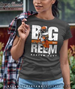 Big Reem Kareem Hunt Cleveland Browns Women TShirt