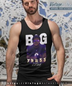 Big Truss Lamar Jackson Baltimore Ravens Tank Top Racerback