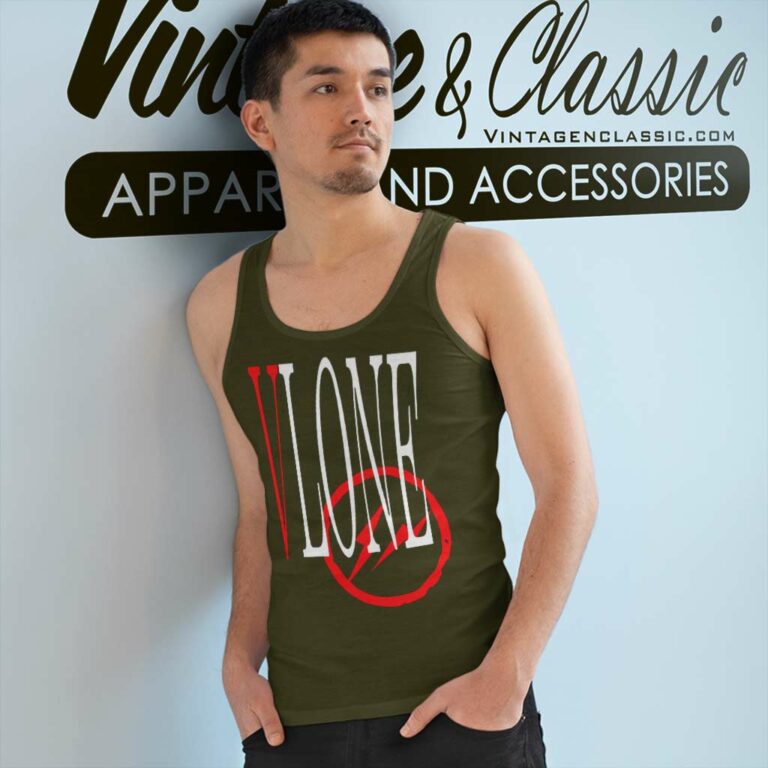 Big V Lightning Vlone 19ss Trend Tank Top Racerback Big V Lightning Vlone 19ss Trend Tank Top Racerback