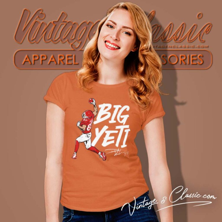 Big Yeti Travis Kelce Kansas City Chiefs Women TShirt Big Yeti Travis Kelce Kansas City Chiefs Women TShirt