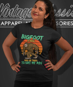 Bigfoot Is Real Shirt The Bigfoot Alien Connection Women T Shirt