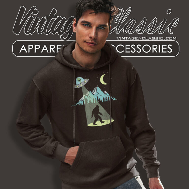 Bigfoot Shirt Bigfoot Ufo Abduction Moon Mountain Alien Hoodie Bigfoot Shirt Bigfoot Ufo Abduction Moon Mountain Alien Hoodie