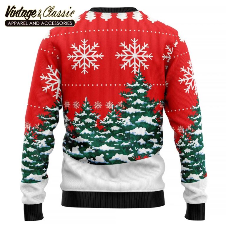 Bigfoot Ugly Christmas Sweater back Bigfoot Ugly Christmas Sweater back