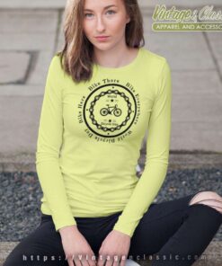 Bike Here Bikethere Bike Everywhere World Bicycle Day Long Sleeve Tee