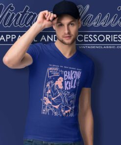 Bikini Kill The Ground And Sweat Records Present V Neck TShirt