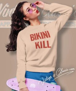 Bikini Kill Yellow Flyer Shirt 4 Bikini Kill Yellow Flyer Sweatshirt