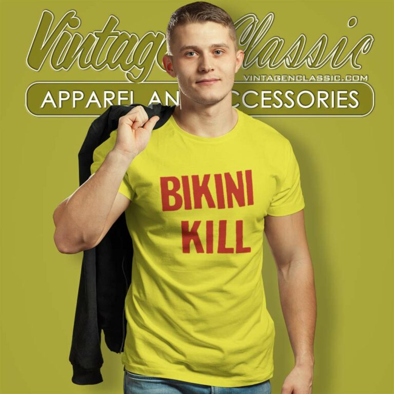 Bikini Kill Yellow Flyer T Shirt Bikini Kill Yellow Flyer T Shirt