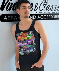 Bill Elliot Batman Forever Nascar Shirt, Gotham City Special 6 Bill Elliot Batman Forever Nascar Tank Top Racerback