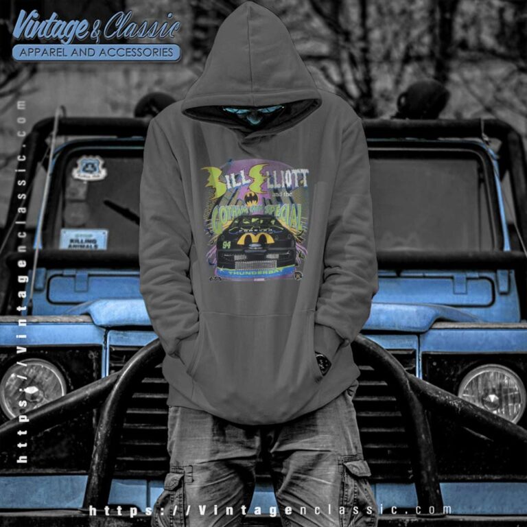 Bill Elliott 1995 Batman Forever Nascar Racing Hoodie Bill Elliott 1995 Batman Forever Nascar Racing Hoodie