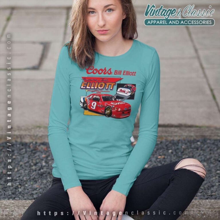 Bill Elliott Awesome Coors Vintage Long Sleeve Tee Bill Elliott Awesome Coors Vintage Long Sleeve Tee
