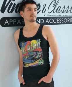 Bill Elliott Batman Forever Thunderbat Vintage Nascar Tank Top Racerback